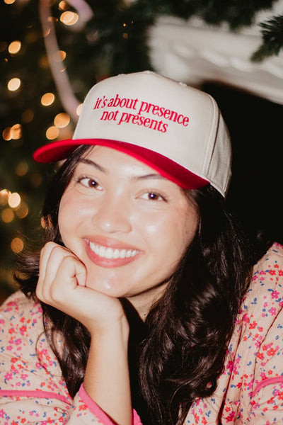 It's About Presence, Not Presents Vintage Hat | Katydid
