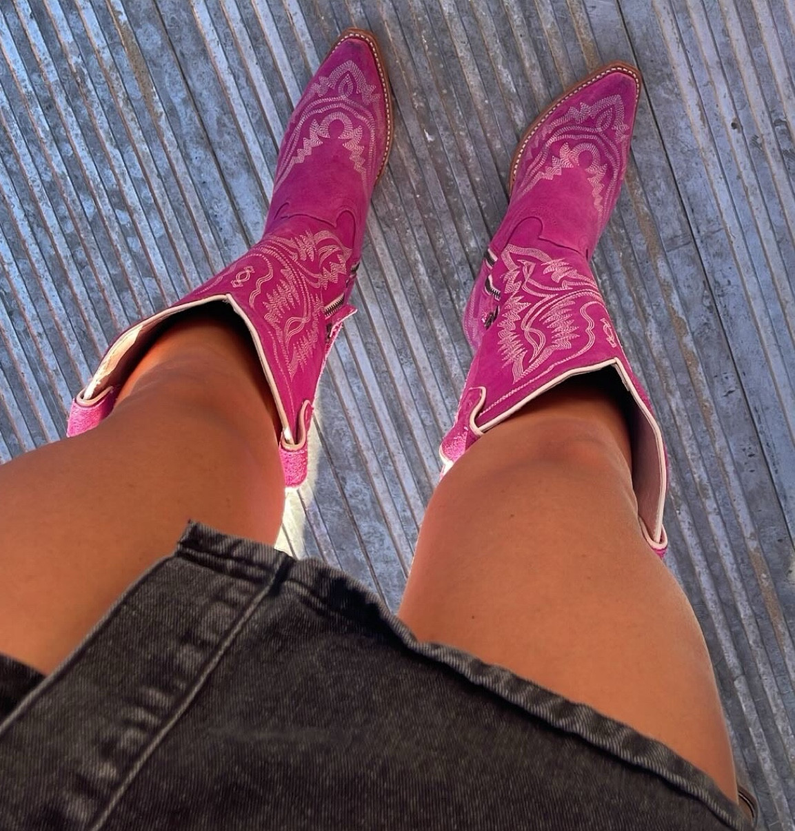 HOT PINK COWBOY BOOTS 🤠🤠🤠 sized normal!! 

#LTKShoeCrush #LTKStyleTip