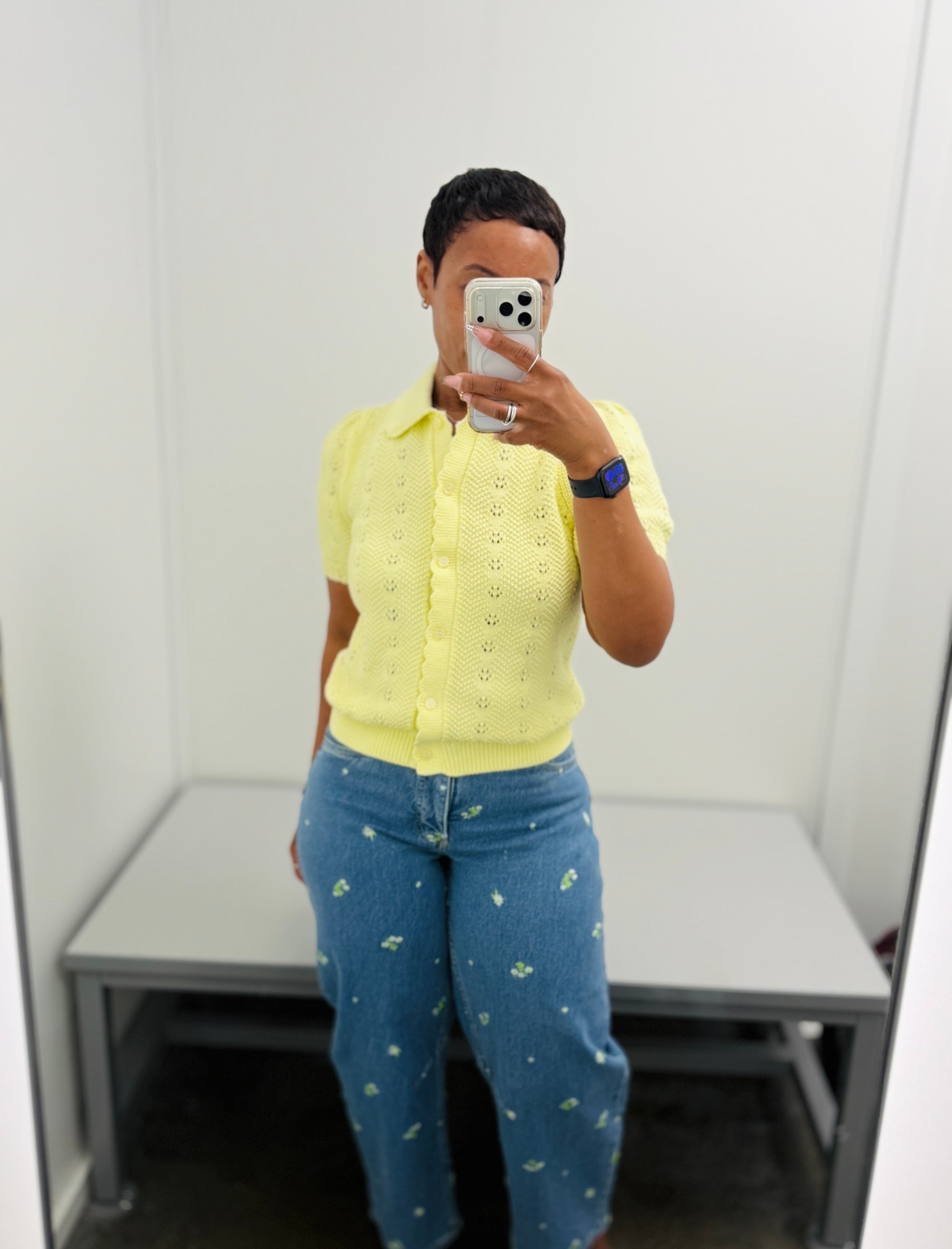 Wearing a size 6 in the jeans, they are barrel jeans and they hit me perfectly at the bottom. Can pair with sandals or a low sneaker. The top is in a size small, this is a great spring look. Everything was comfortable on. 

#LTKPetite #LTKootd #LTKSeasonal