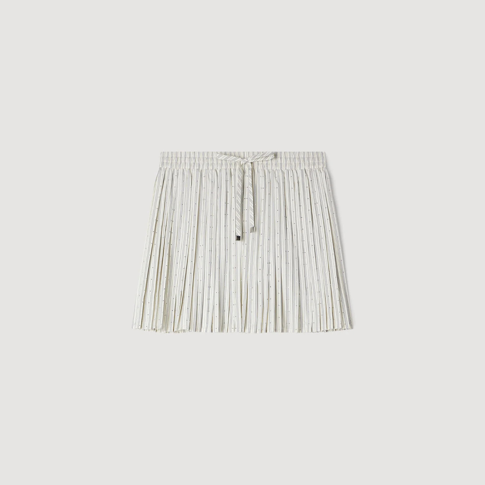 Mini rhinestone striped skirt | Sandro US | Sandro-Paris US