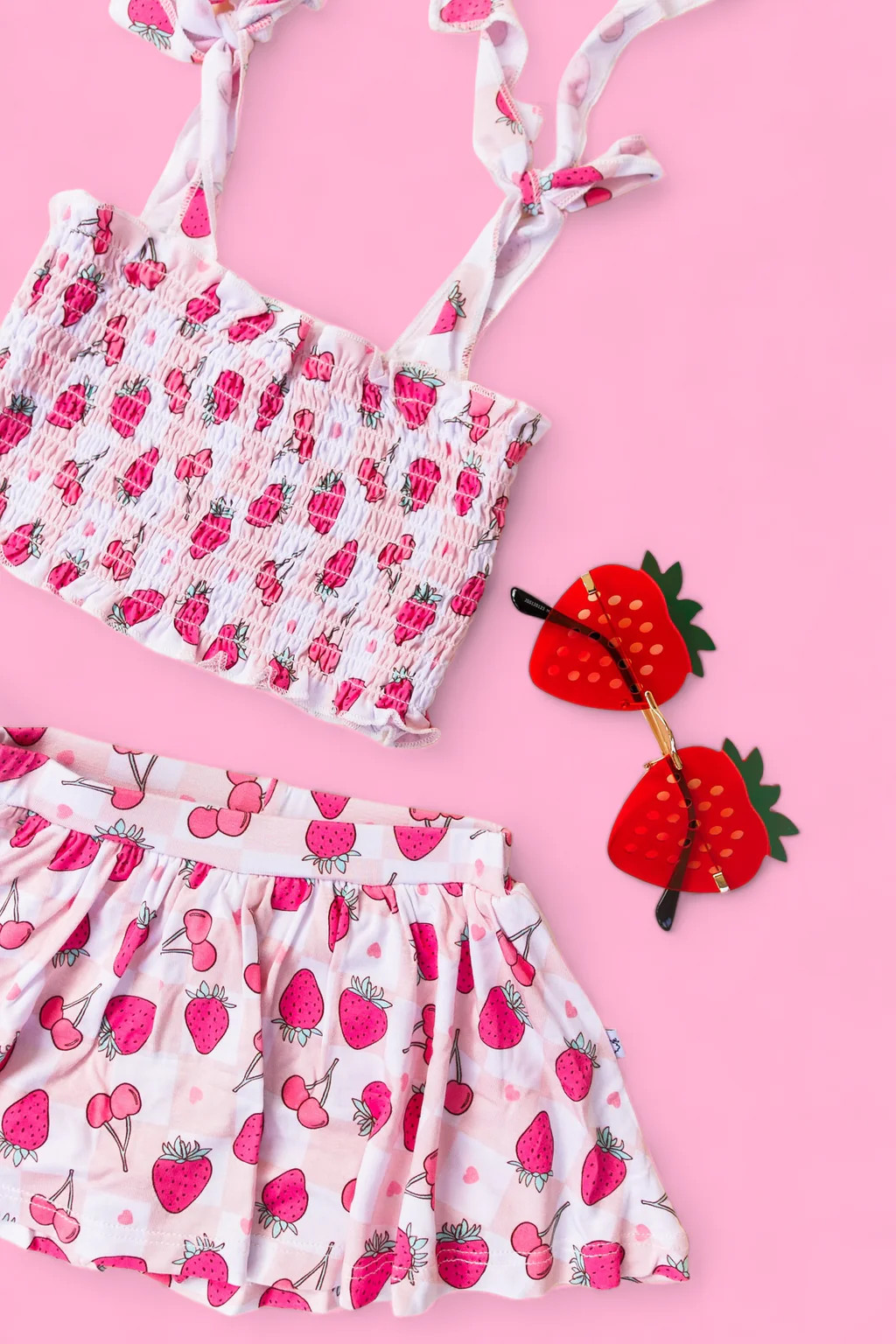 EXCLUSIVE BERRY BROOKLYN DREAM SMOCKED SKORT SET | Dream Big Little Co.