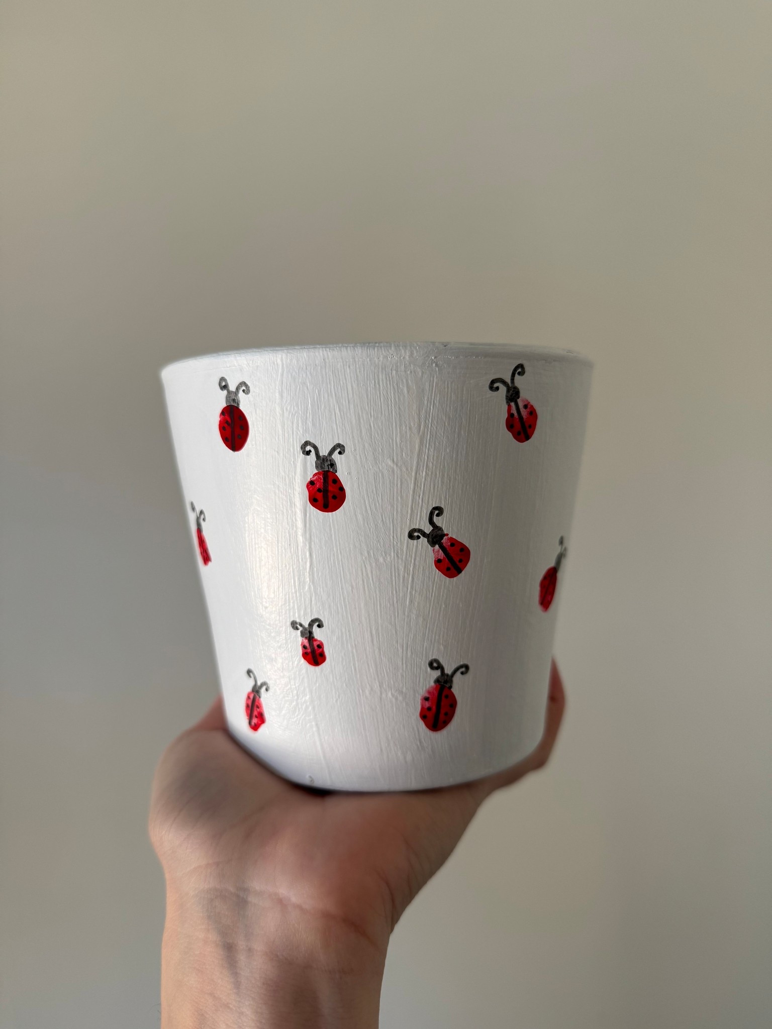 Loved how this turned out! The lady bugs are my littles finger prints! 🐞

#LTKValentine #LTKKids #LTKSeasonal