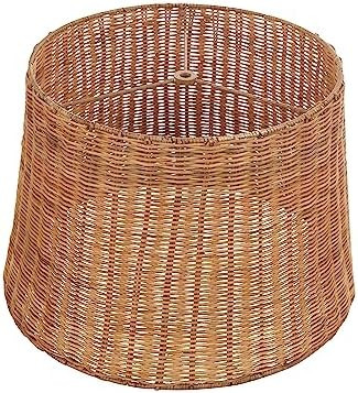 Aspen Creative 32993, Handwoven Empire Spider Lamp Shade, Natural Rattan, 13" Top x 16" Bottom x ... | Amazon (US)