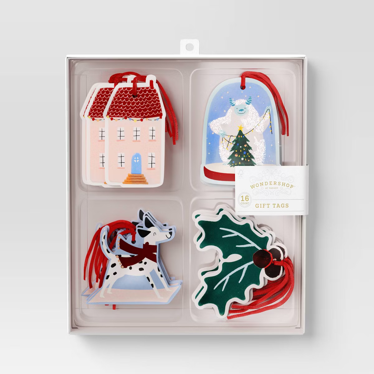 16ct Christmas Tie-On Gift Tags Classic Icons - Wondershop™ | Target