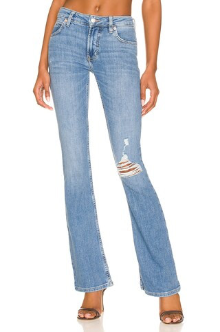 Free People Carmen Flare Jean in Vintage Indigo from Revolve.com | Revolve Clothing (Global)