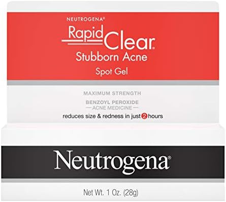 Neutrogena Rapid Clear Stubborn Acne Spot Treatment Gel with Maximum Strength 10% Benzoyl Peroxide A | Amazon (US)