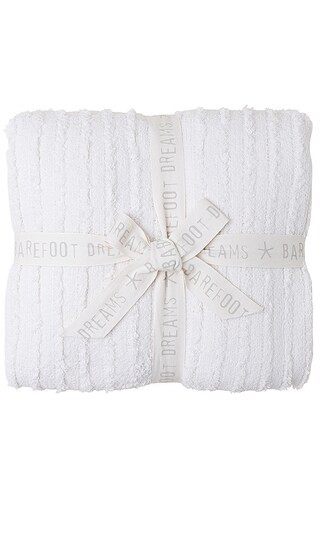 Cozychic Angular Rib Blanket in Cream | Revolve Clothing (Global)
