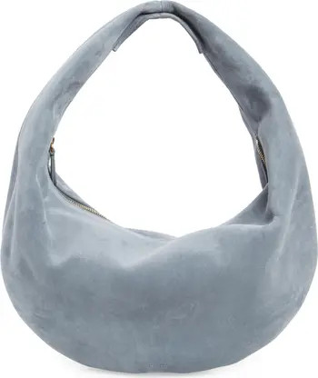 Khaite Medium Olivia Suede Hobo Bag in Toffee at Nordstrom | Nordstrom