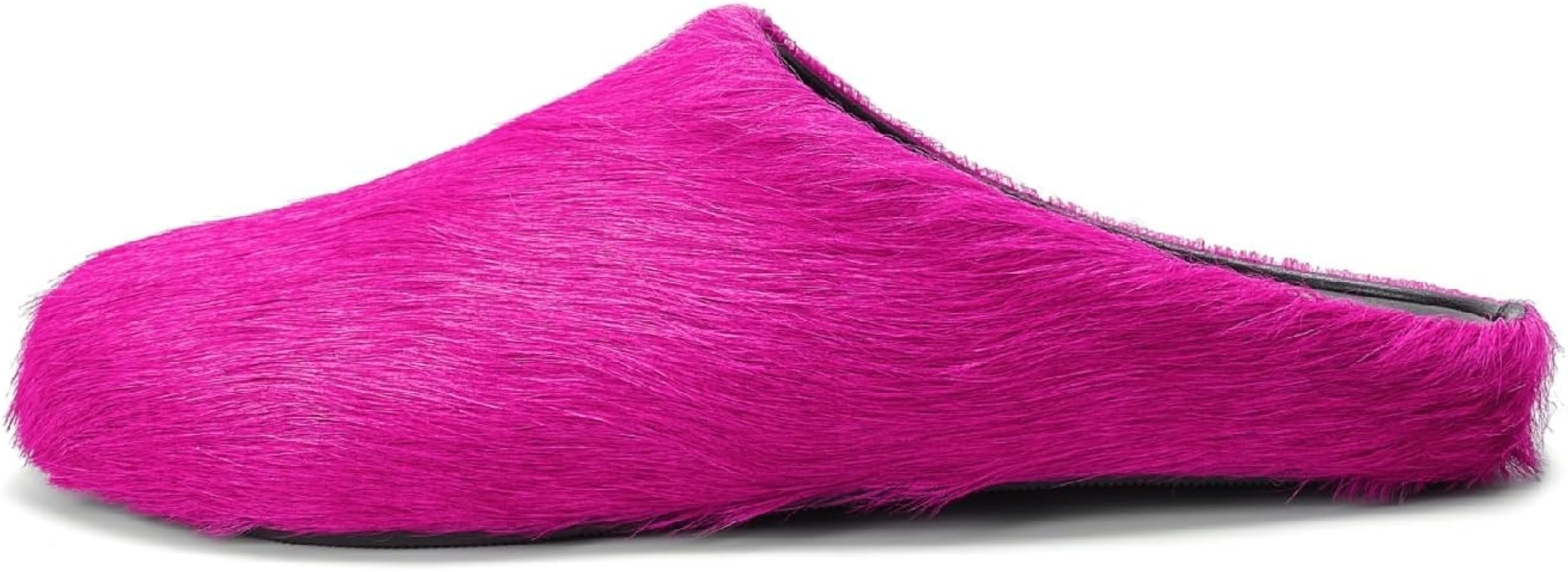 Real Fur Slides Mules for Women Round Toe Slip on Sandals Fuzzy Luxury Platform Clogs Slippers Co... | Amazon (US)