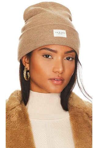 Rag & Bone Addison Beanie in Camel from Revolve.com | Revolve Clothing (Global)