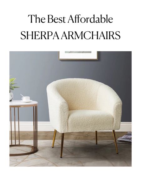 These designer approved Sherpa armchairs are cozy in soft cream boucle weaves and all affordable! 
living room chair, cream armchair, modern chairs, boucle, cream Sherpa chair, designer armchair 

#LTKFind #LTKstyletip #LTKhome