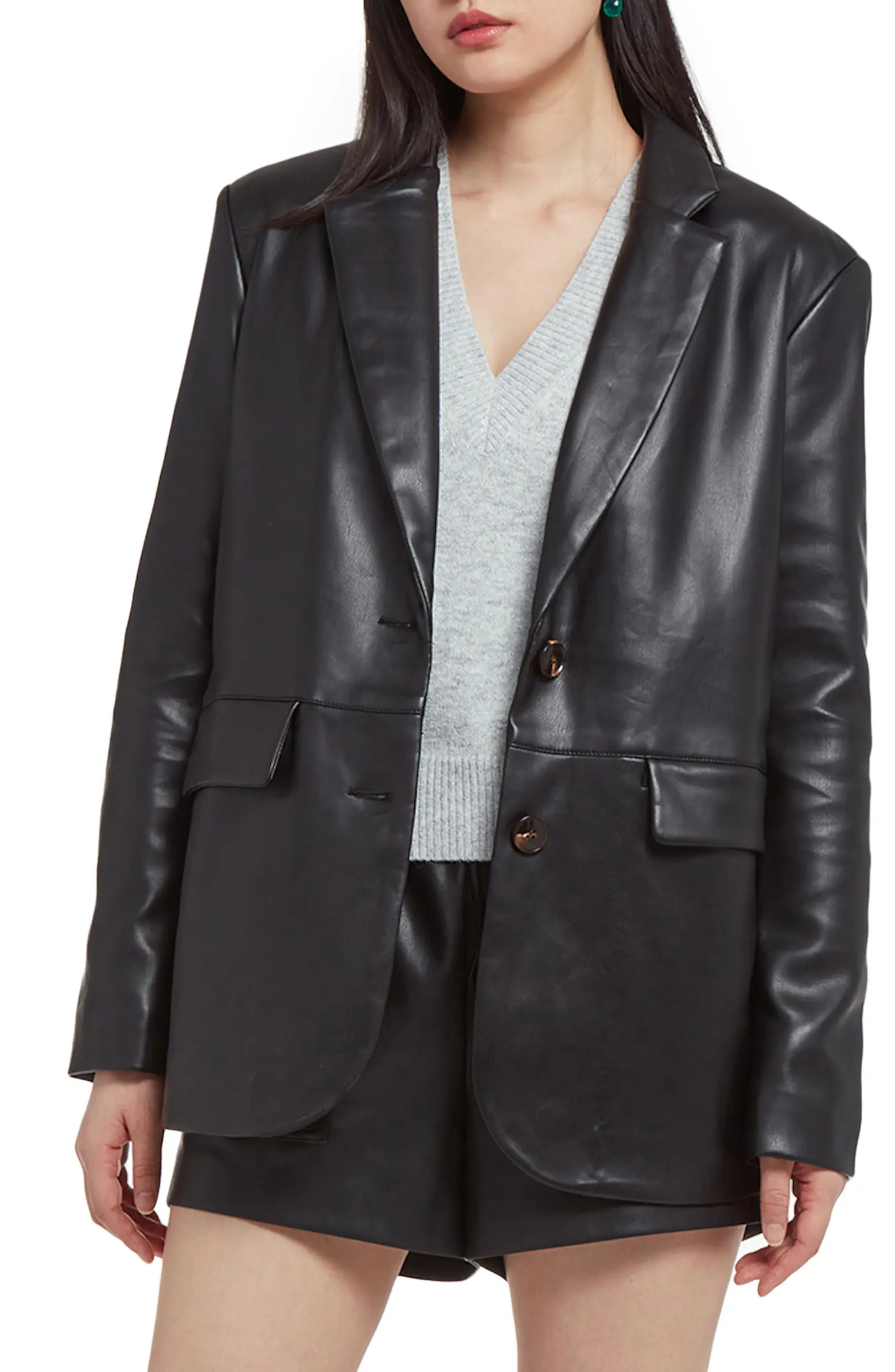 Apparis Killian Faux Leather Blazer | Nordstrom | Nordstrom