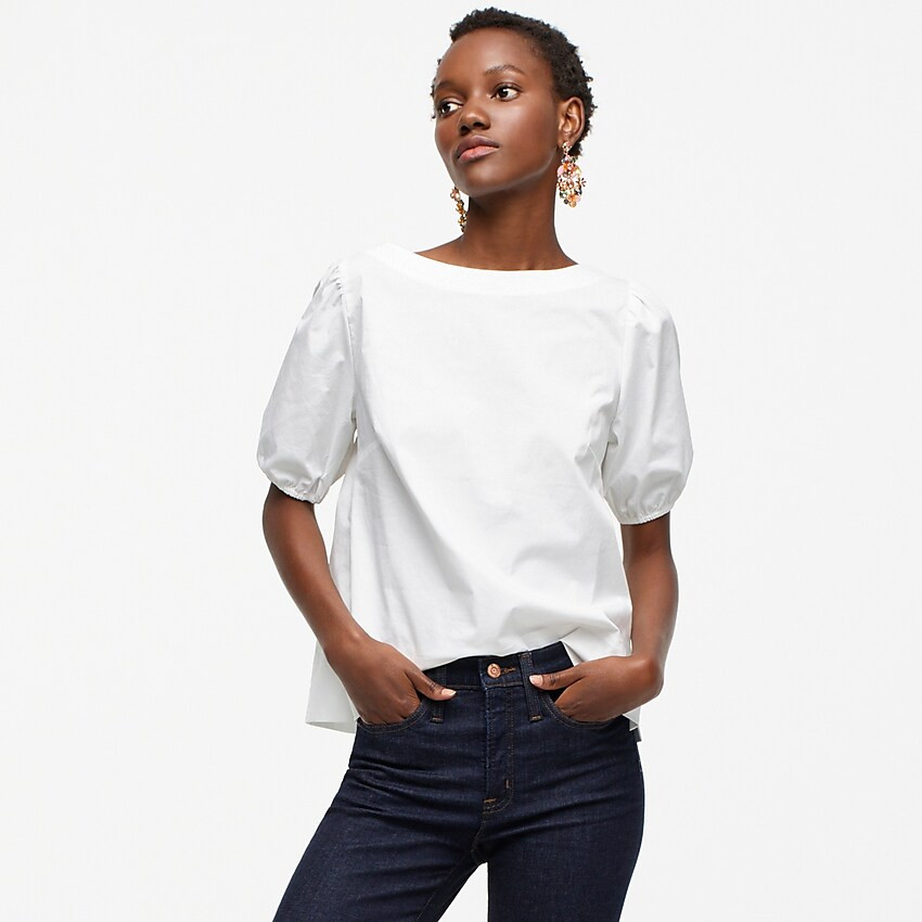 Puff-sleeve top | J. Crew US