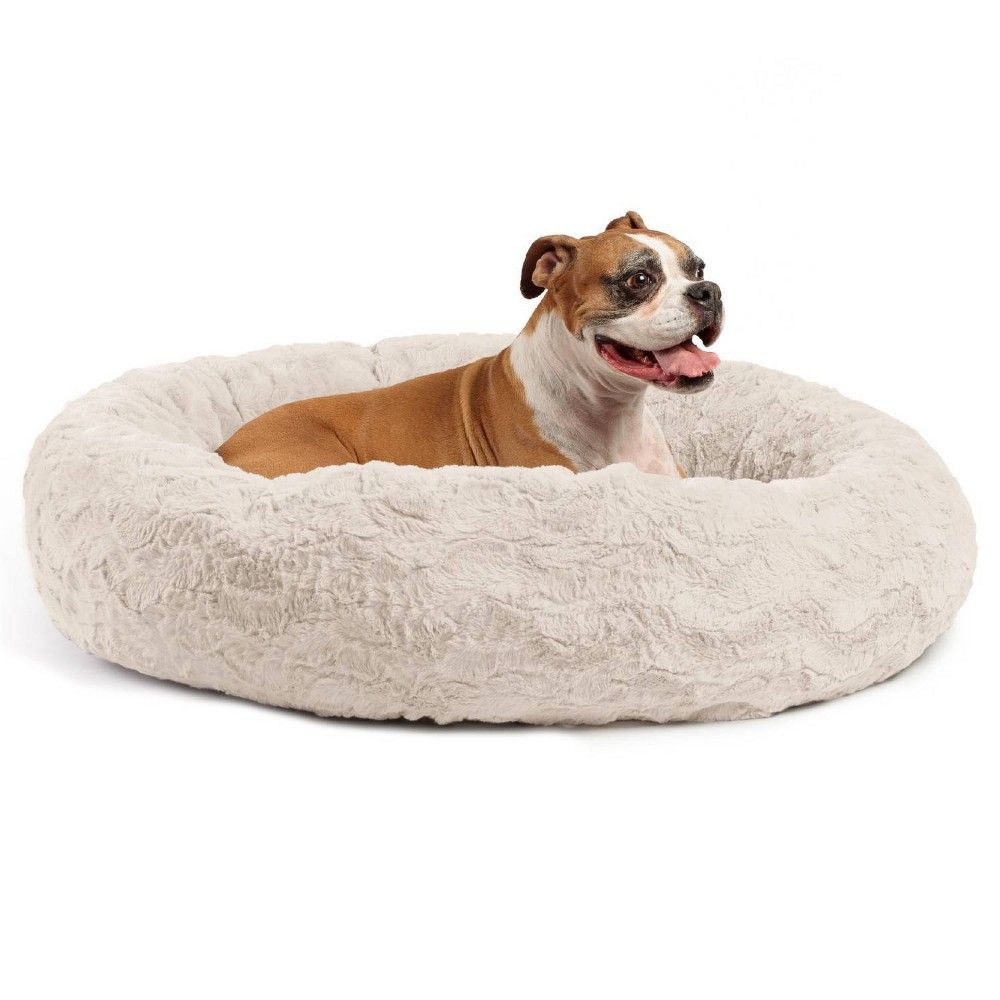Best Friends by Sheri Donut Lux Oyster Dog Bed - 36""x36"" - Off-White | Target