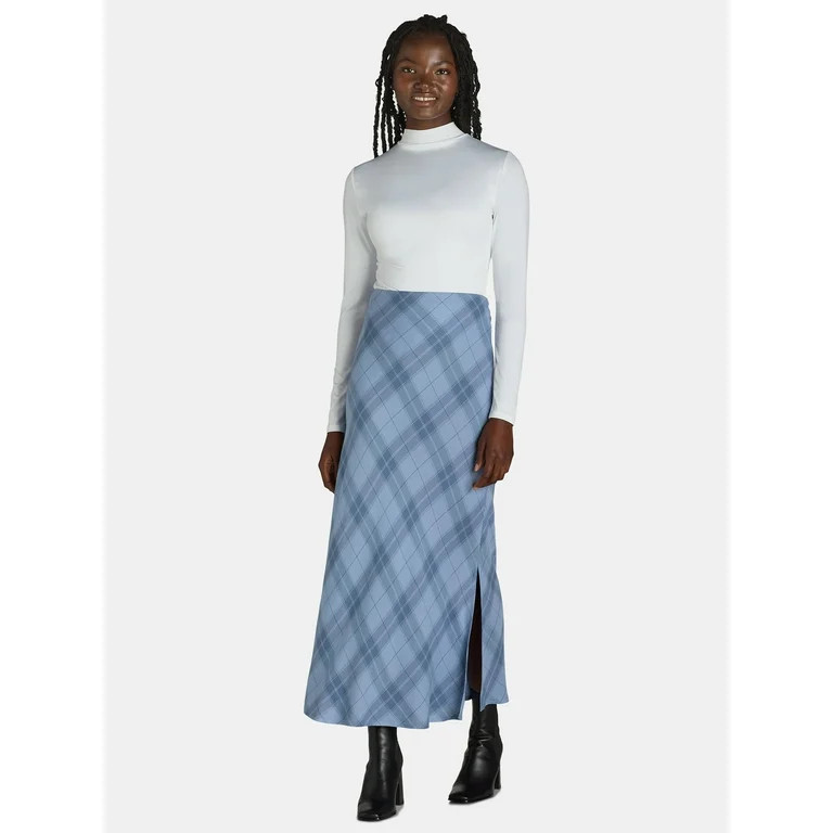 Time and Tru Women's Maxi Slip Skirt - Walmart.com | Walmart (US)