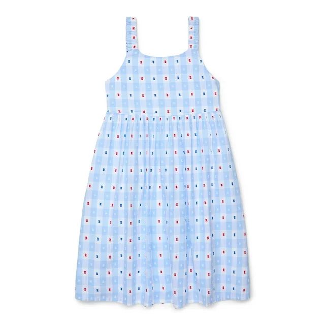 Wonder Nation Girl's Sleeveless Woven Dress, Sizes 4-16 Plus | Walmart (US)