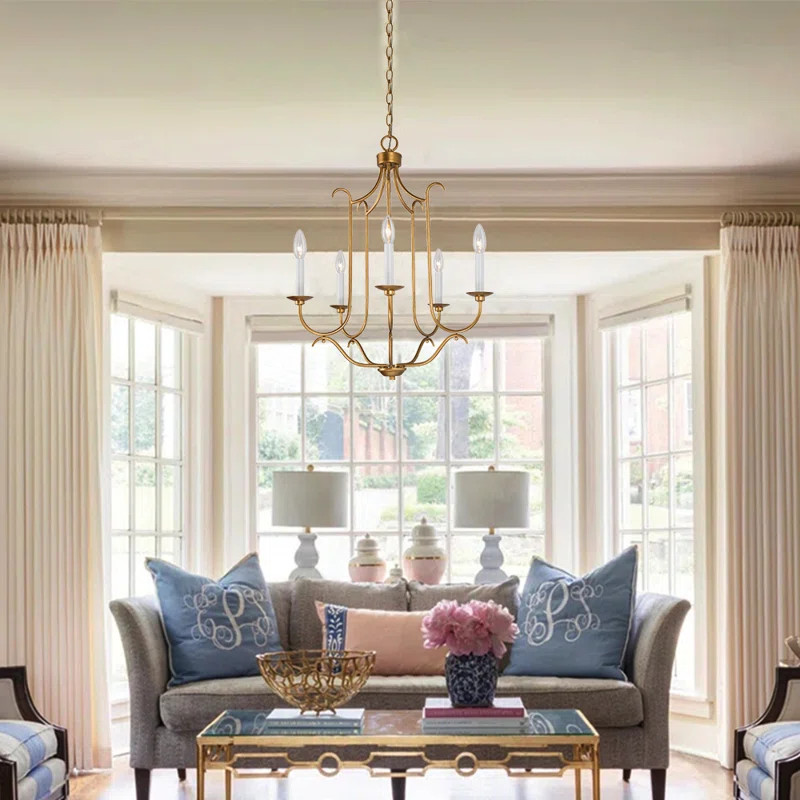 Caraviello 5 - Light Candle Style Classic / Traditional Chandelier | Wayfair North America