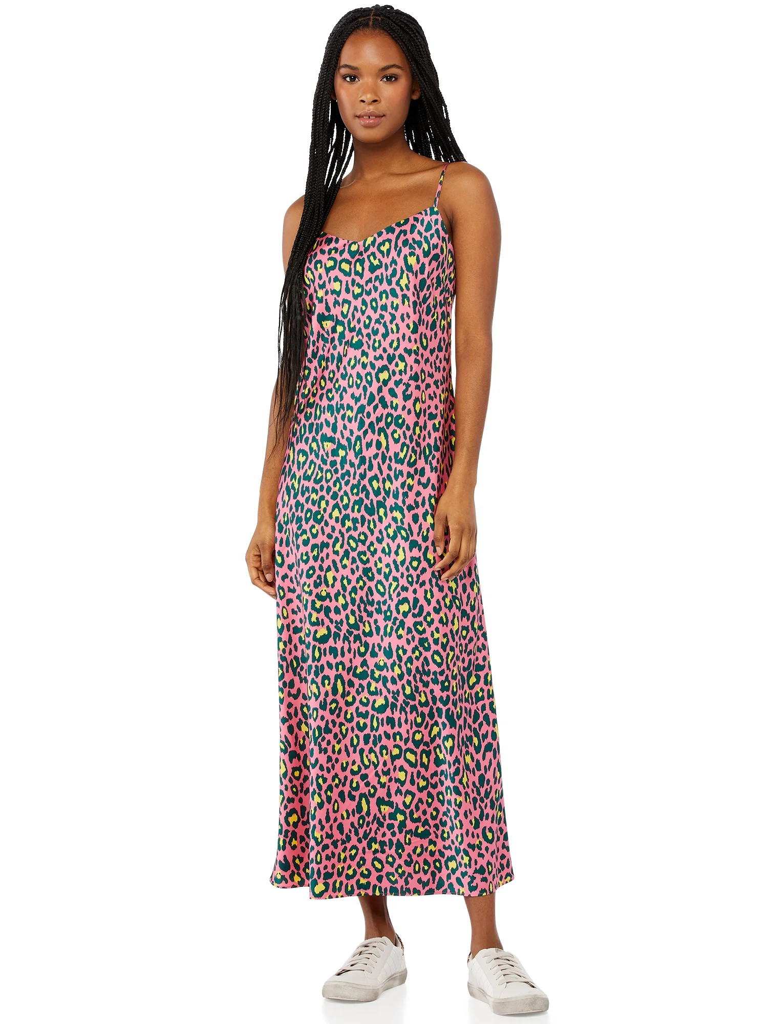 Scoop Women’s Print Slip Dress | Walmart (US)