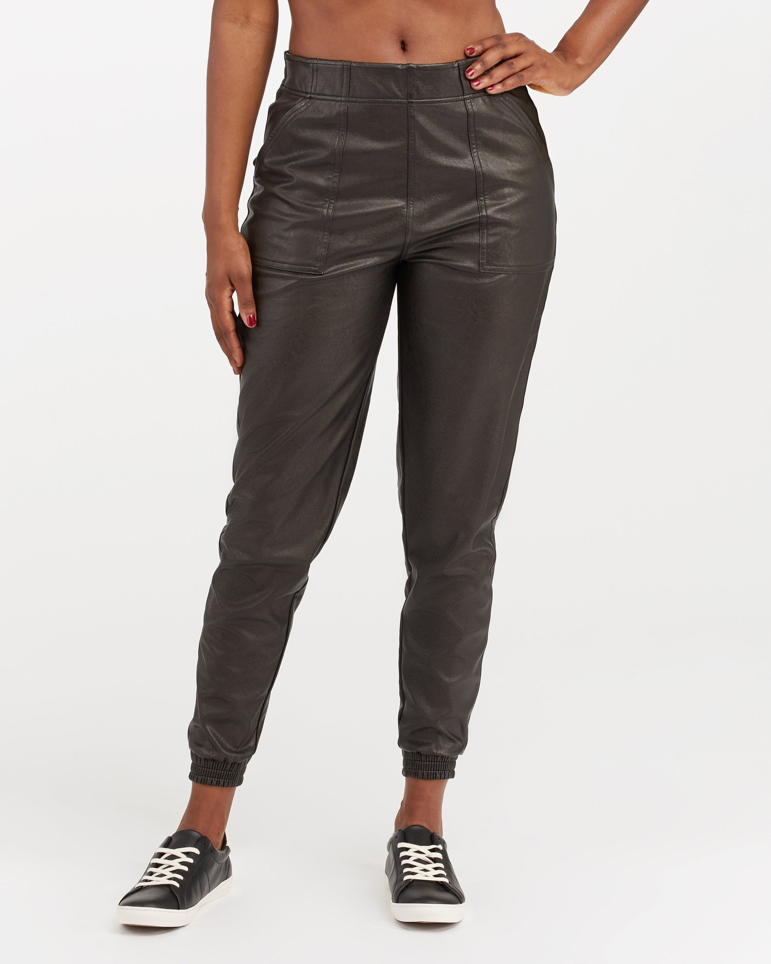 Leather-Like Jogger | Spanx