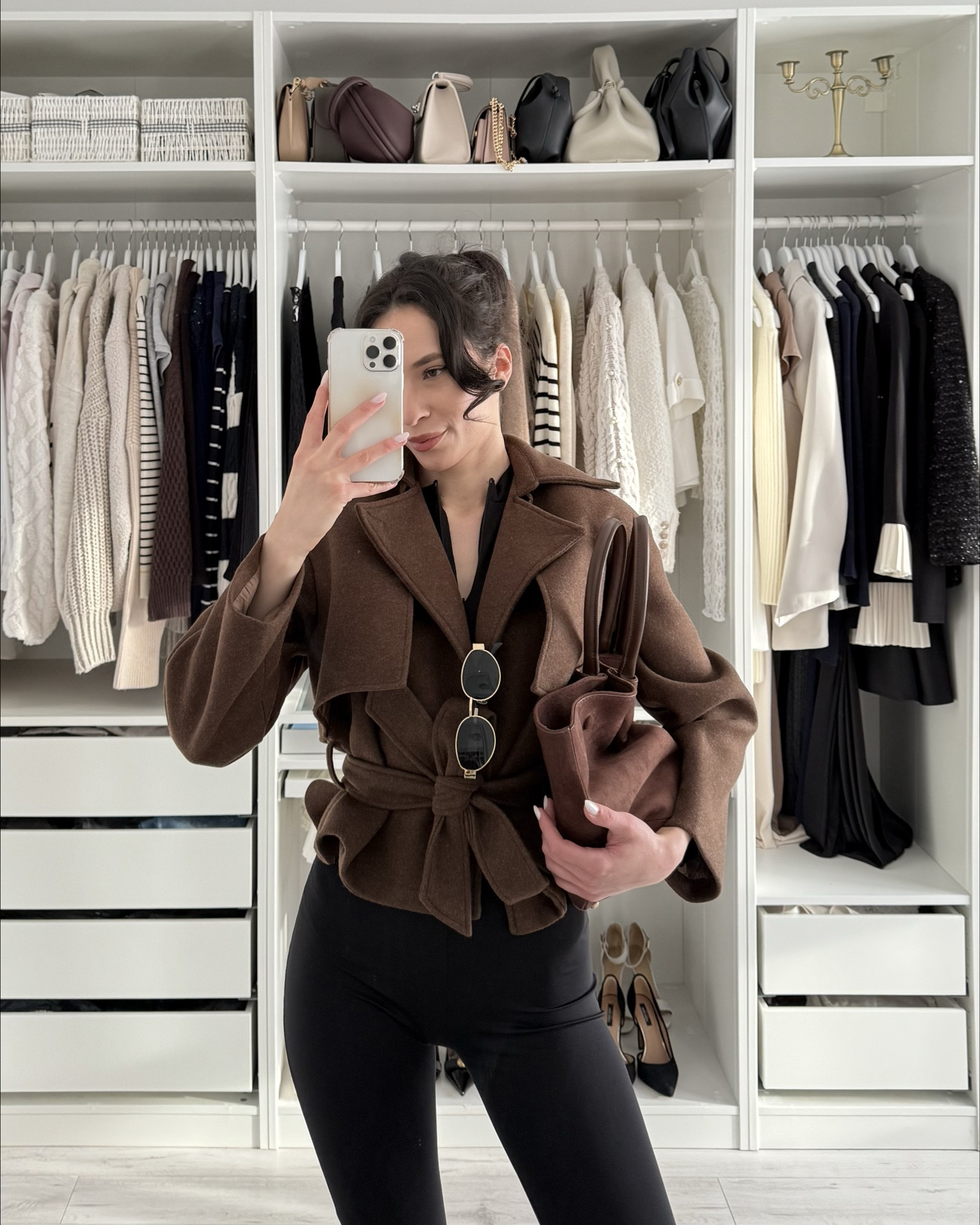 Effortless chic today 🤎