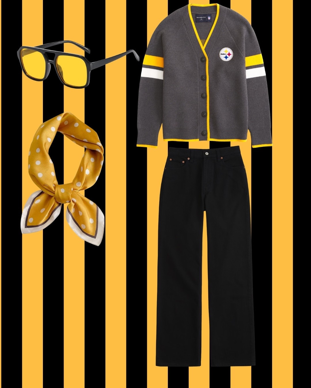 So many cute black and yellow fits! @abercrombie

#LTKMidsize #LTKSeasonal