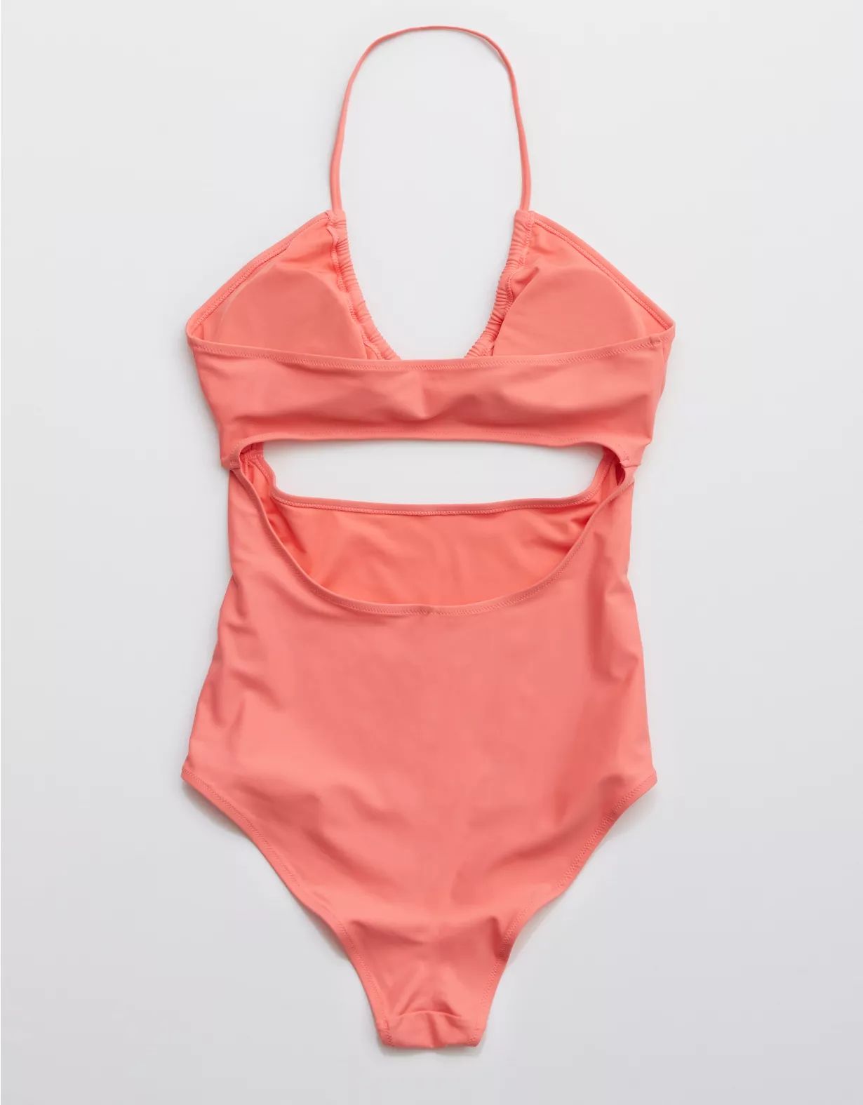 Aerie Ruched Cut Out One Piece Swimsuit | American Eagle Outfitters (US & CA)