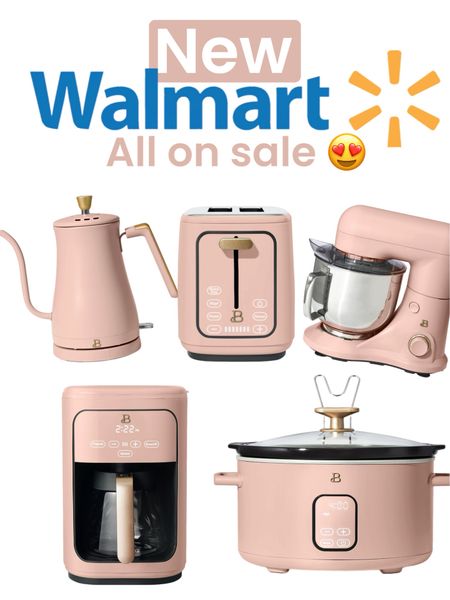 New pink appliances at Walmart! How could Drew do me like this?? I need all of these kitchen items now. They’re all on sale! 

#LTKfamily #LTKfindsunder50 #LTKMostLoved