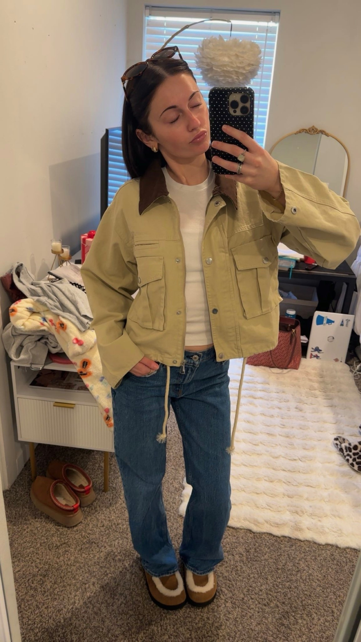 Wearing a small in the jacket!

#LTKootd #LTKSeasonal