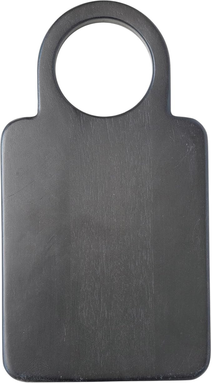Bloomingville Modern Wood Charcuterie Handle, Black Cheese/Cutting Board | Amazon (US)
