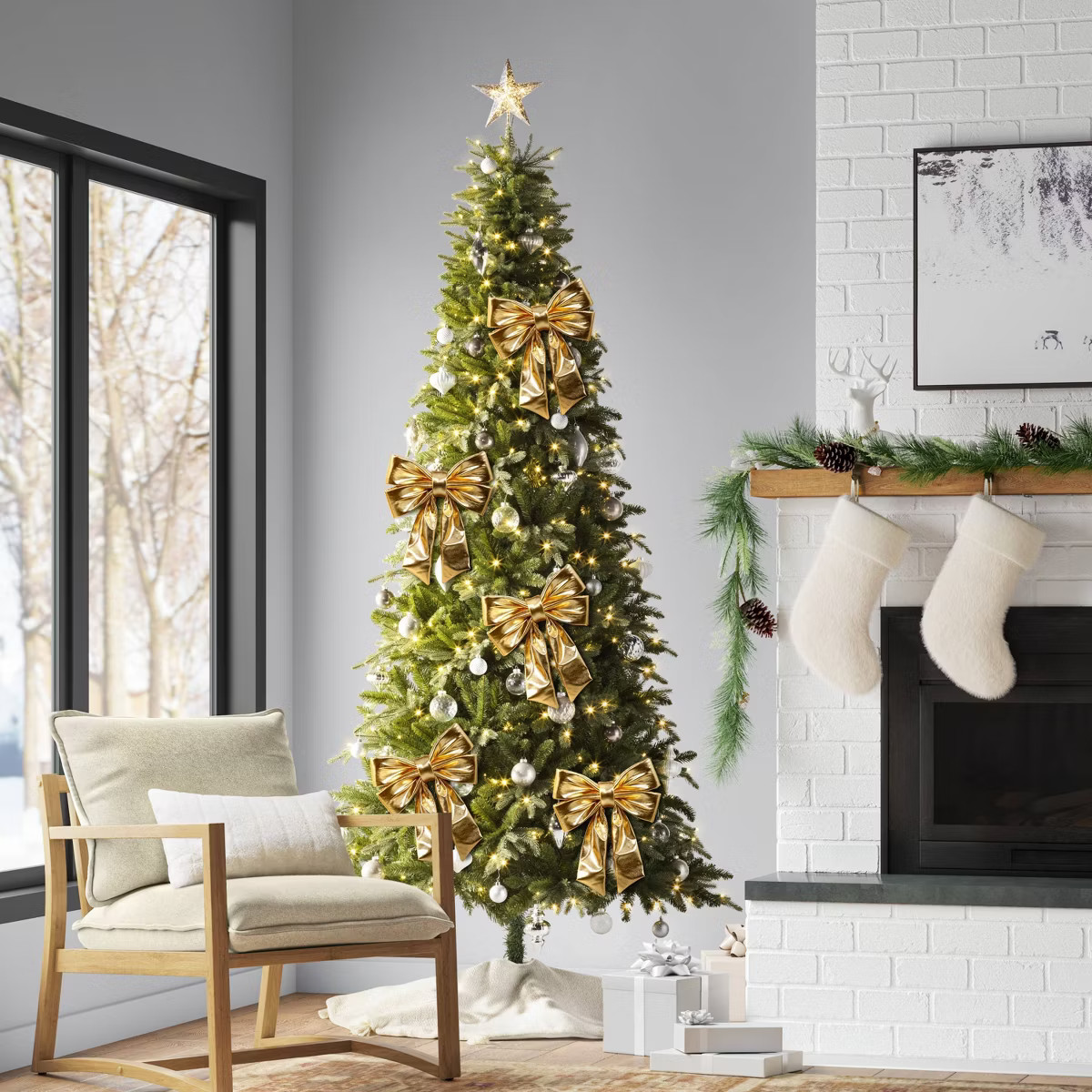 Small Double Christmas Decorative Bow - Wondershop™​​​​​​​ | Target