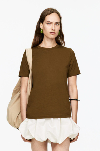 LILY Lightweight T-Shirt – Brown – Women – ARKET GB | Arket UK