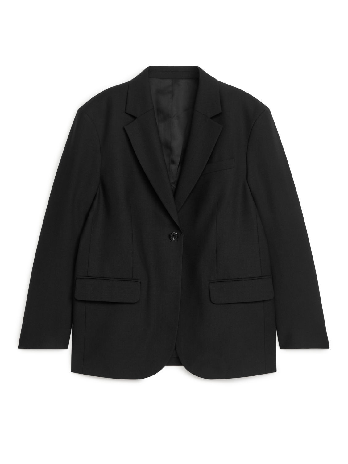 Oversized Wool Hopsack Blazer | ARKET (US&UK)