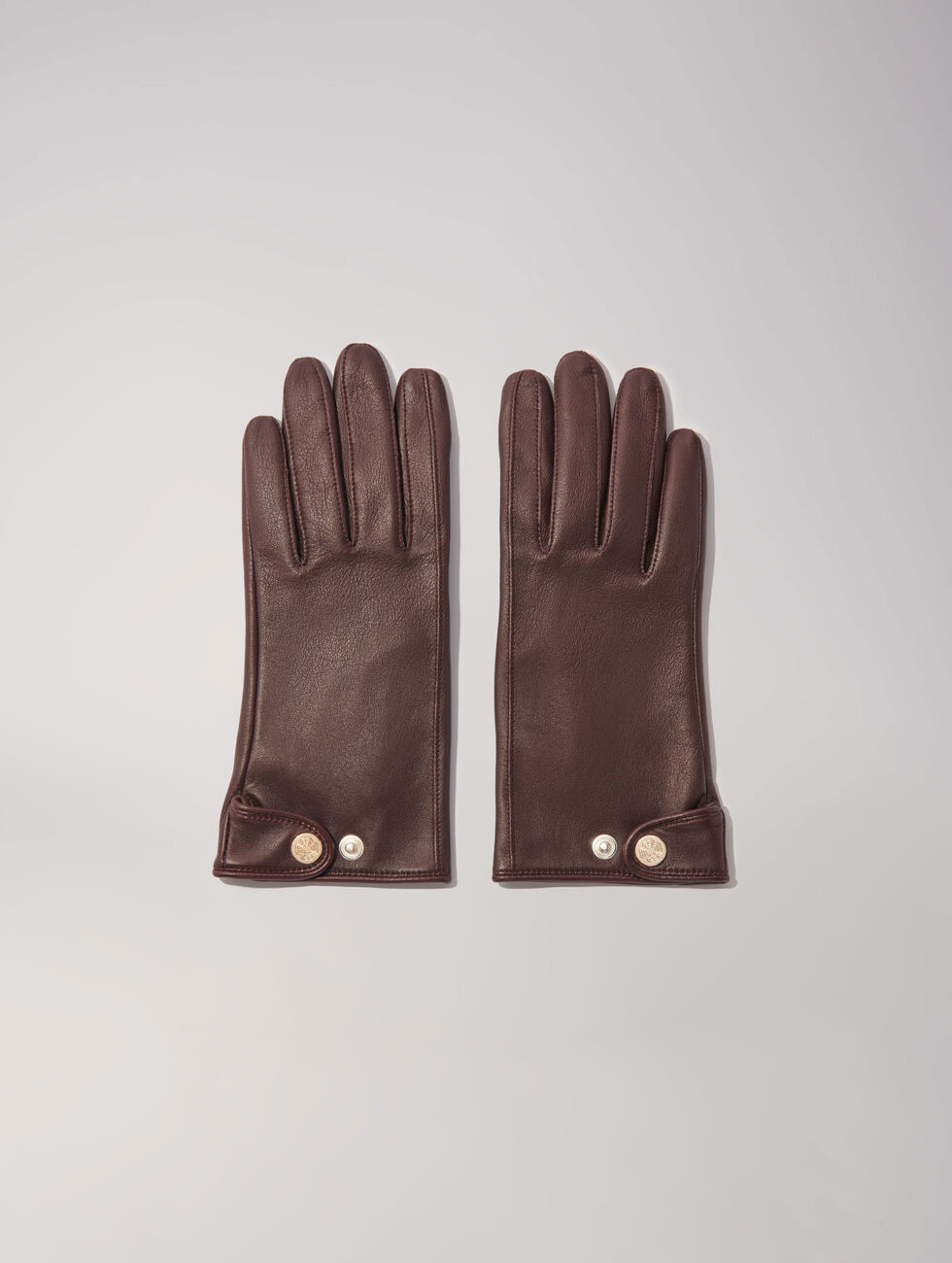 Leather gloves | Maje EU
