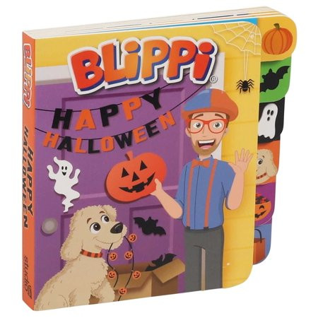 Board Books with Tabs: Blippi: Happy Halloween (Board book) | Walmart (US)