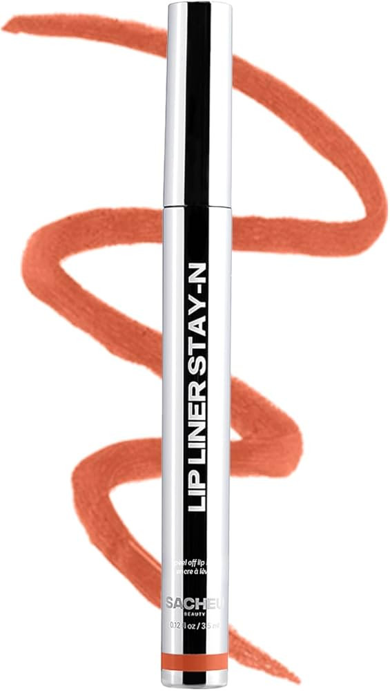 Sacheu Lip Liner Stay-N - Peel Off Lip Liner Tattoo, Peel Off Lip Stain, Long Lasting Lip Stain P... | Amazon (US)
