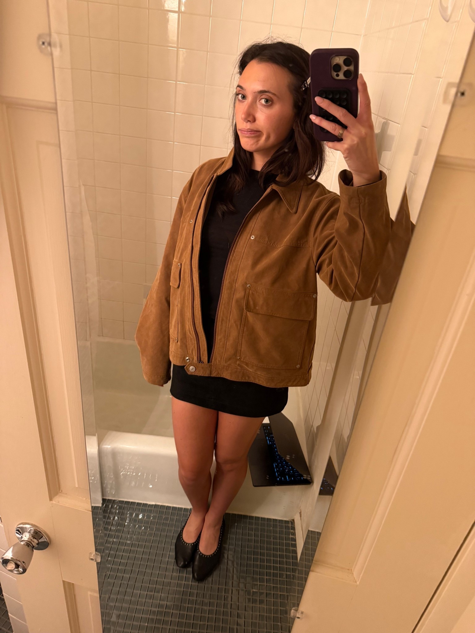 The jacket is everything to me - in the color caramel cafe