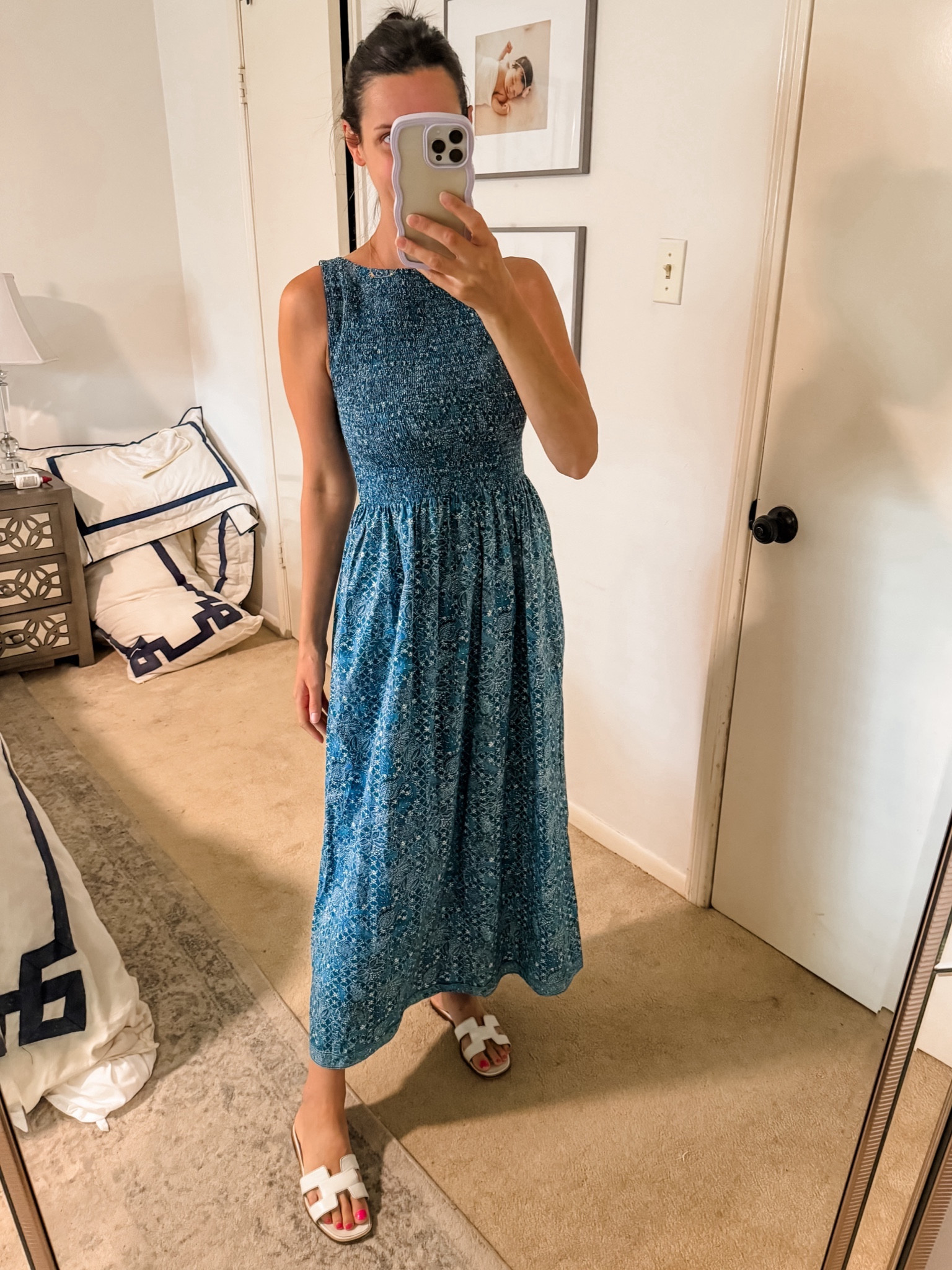 Hillhouse home summer dress preppy style summer look