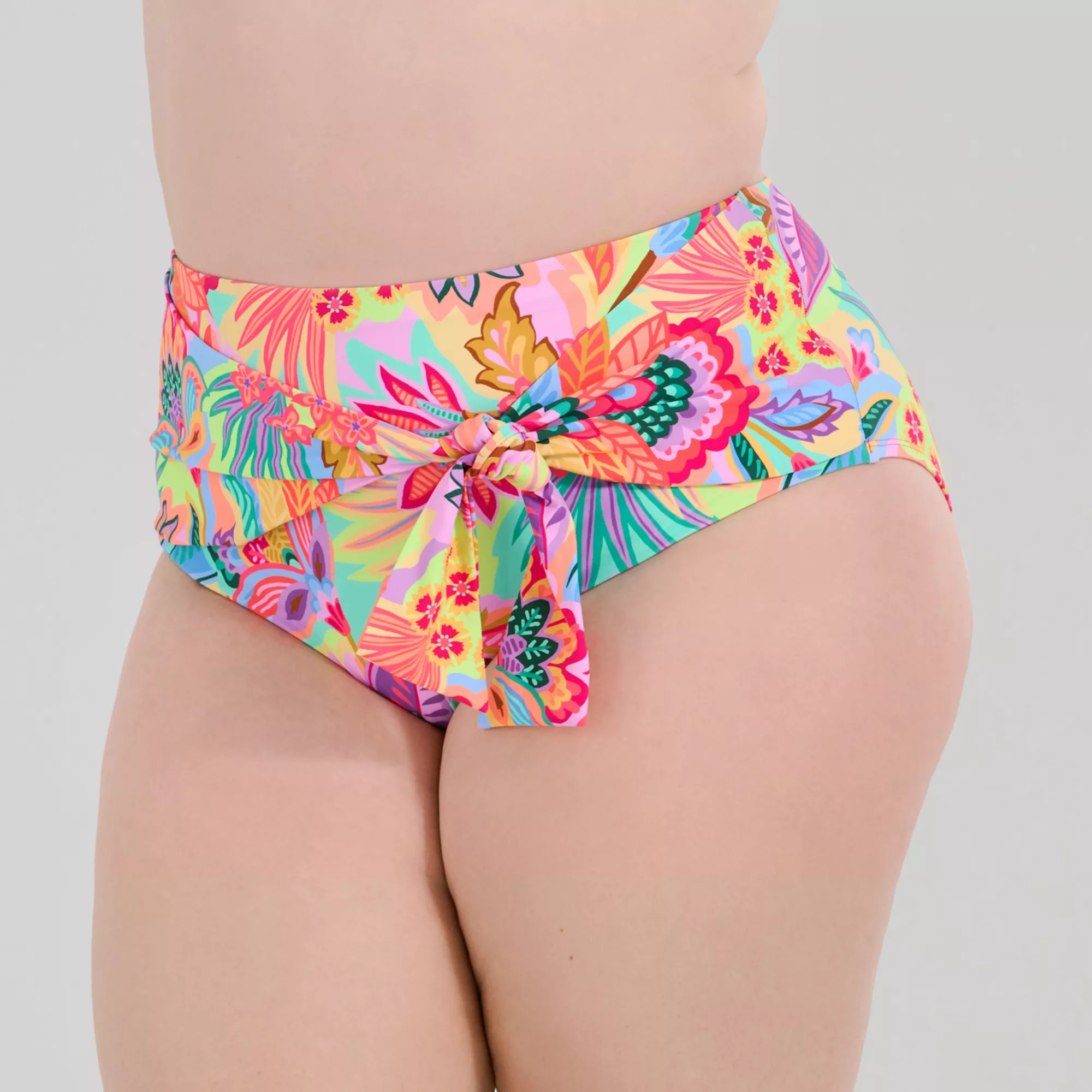 Plus Size Freshwater Bow Tie High Waist Swim Bottoms | Kohl's