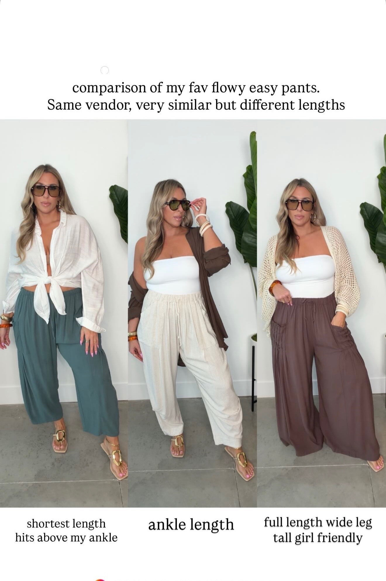 all pants L (size down)
button down XL
tube top L
crochet bolero med (runs very big size down 1-2) 

#LTKootd #LTKMidsize #LTKOver40
