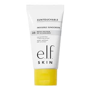 e.l.f. SKIN Suntouchable Invisible SPF 35, Lightweight, Gel-based Sunscreen For A Smooth Complexi... | Amazon (US)