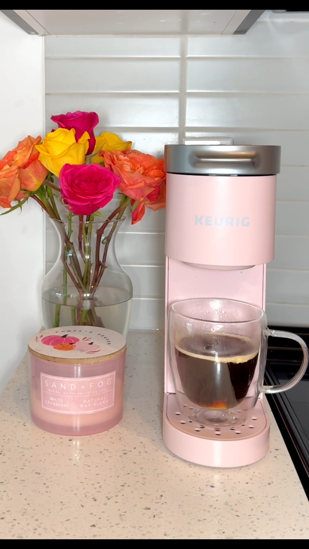 Happy Sunday beauties! 💕Have coffee with me using my new pink Keurig! I’ve wanted this one for a while and finally decided to pick it up. Still love and use my Nespresso machine but this one I can make tea and hot chocolate for the kids as well. 
Collagen coffee
Affordable coffee machine
Kitchen essentials
Pink kitchen accessories 

#LTKGiftGuide #LTKOver40 #LTKFindsUnder50
