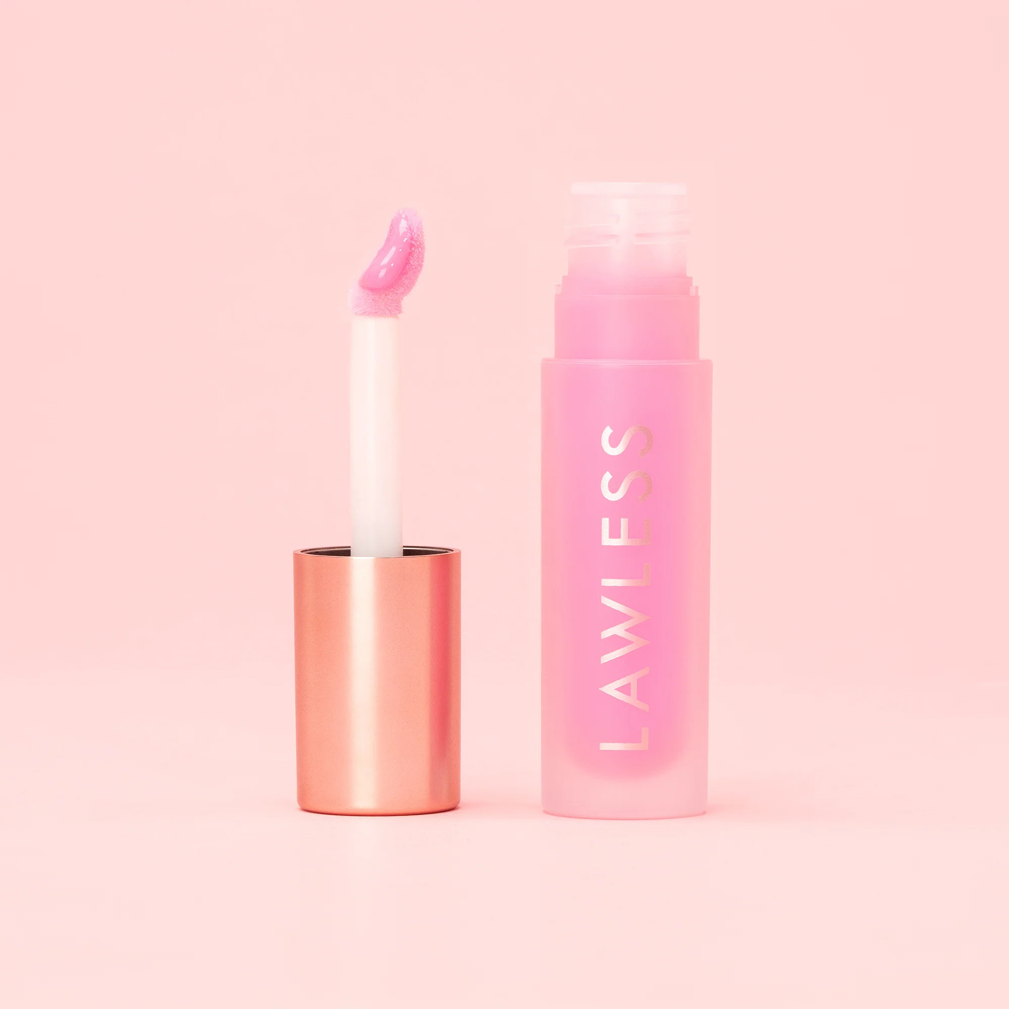 Forget The Filler Lip-Plumping Line-Smoothing Gloss Daisy Pink | Lawless Beauty