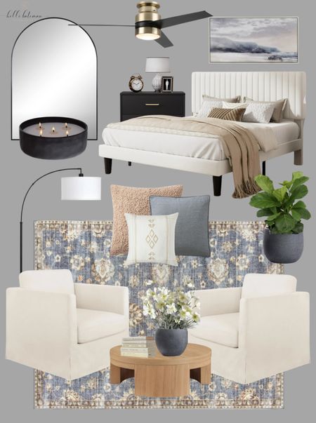 Calming dream bedroom vibes. Everything is from Walmart. Create your own perfect oasis without breaking the bank! I’m in love with these Walmart deals. 

#LTKstyletip #LTKhome