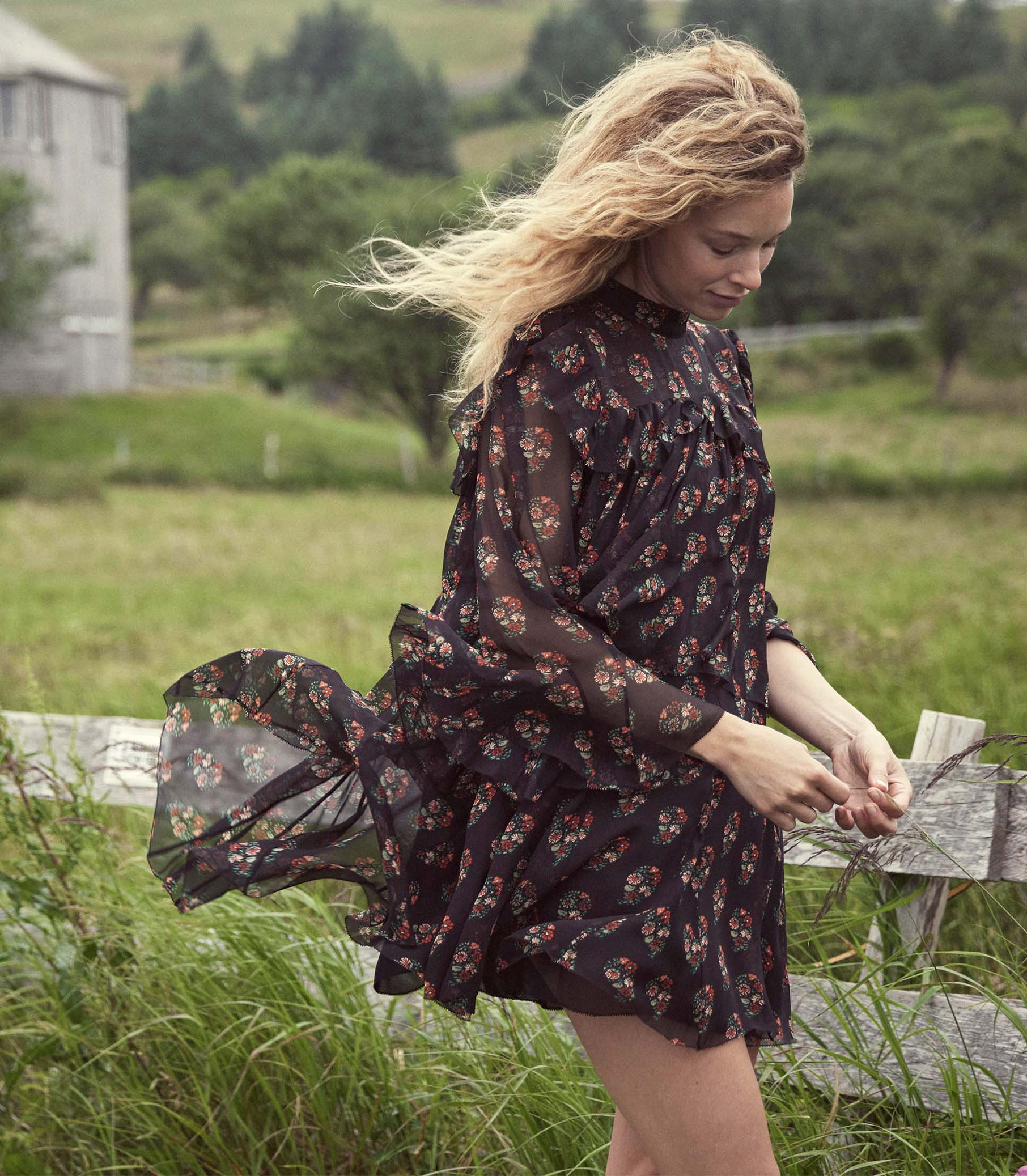 Alette Dress - Paisley Bouquet | DÔEN | DOEN
