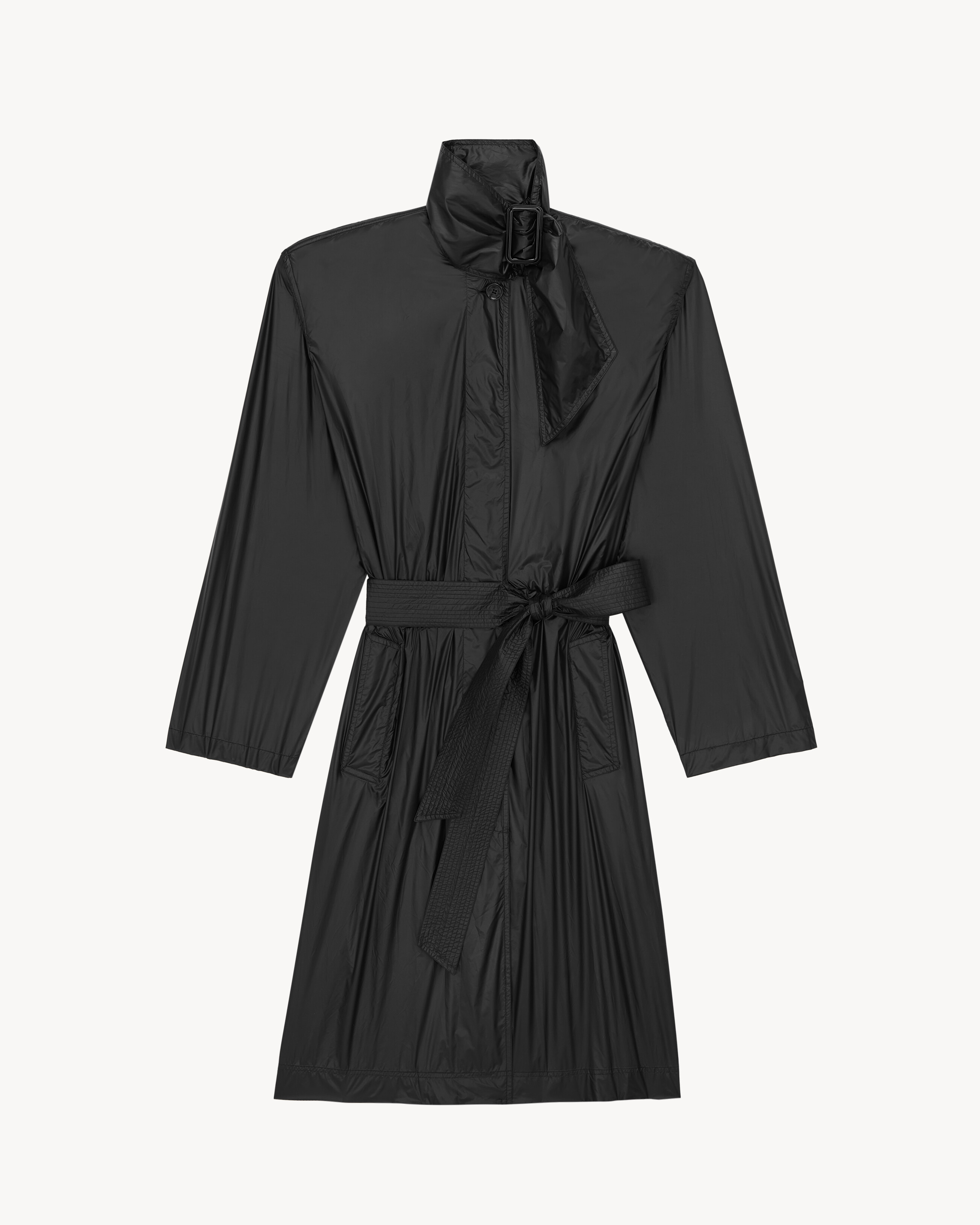 lavallière trench coat in nylon | Saint Laurent Inc. (Global)
