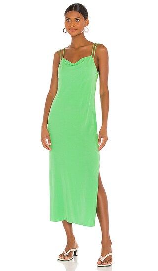 Knot Dress in Radiated Green | Revolve Clothing (Global)