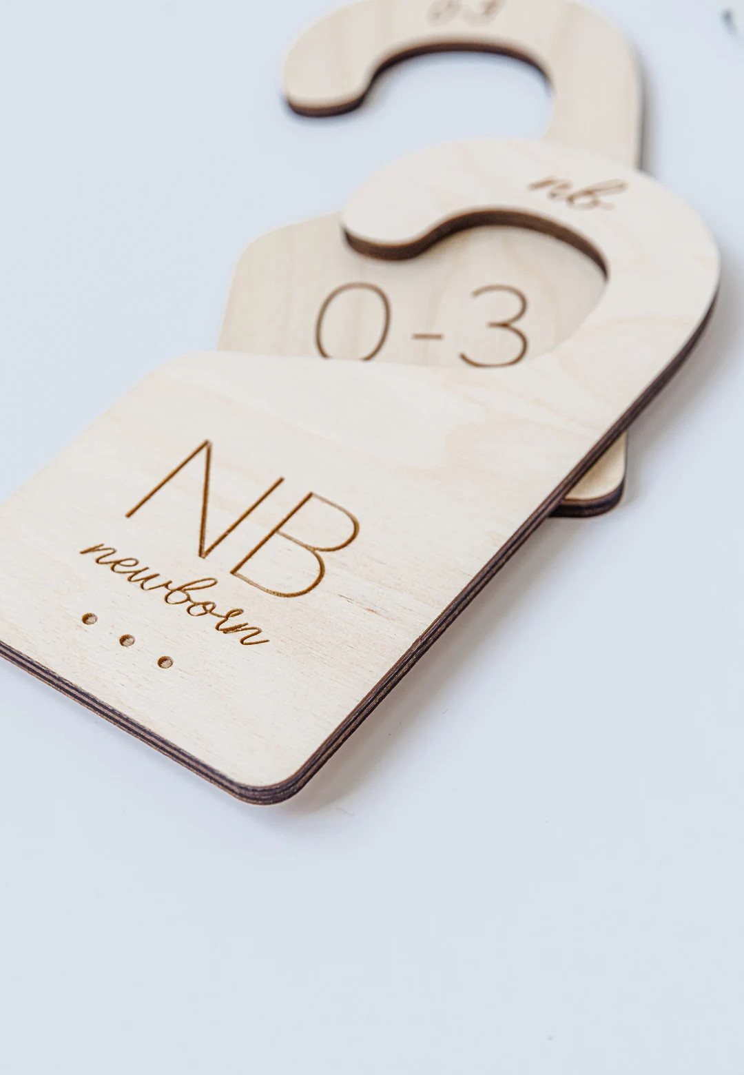 Baby Closet Dividers Wooden Clothes Size Markers for Babies - Etsy | Etsy (US)