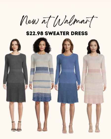  Love this! New $22.98 sweater dress! 

#LTKSeasonal #LTKstyletip #LTKunder50