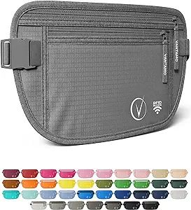 Money Belt for Travel - Security Fanny Pack for Phone, Money, Passport, & More with Anti Theft RF... | Amazon (US)