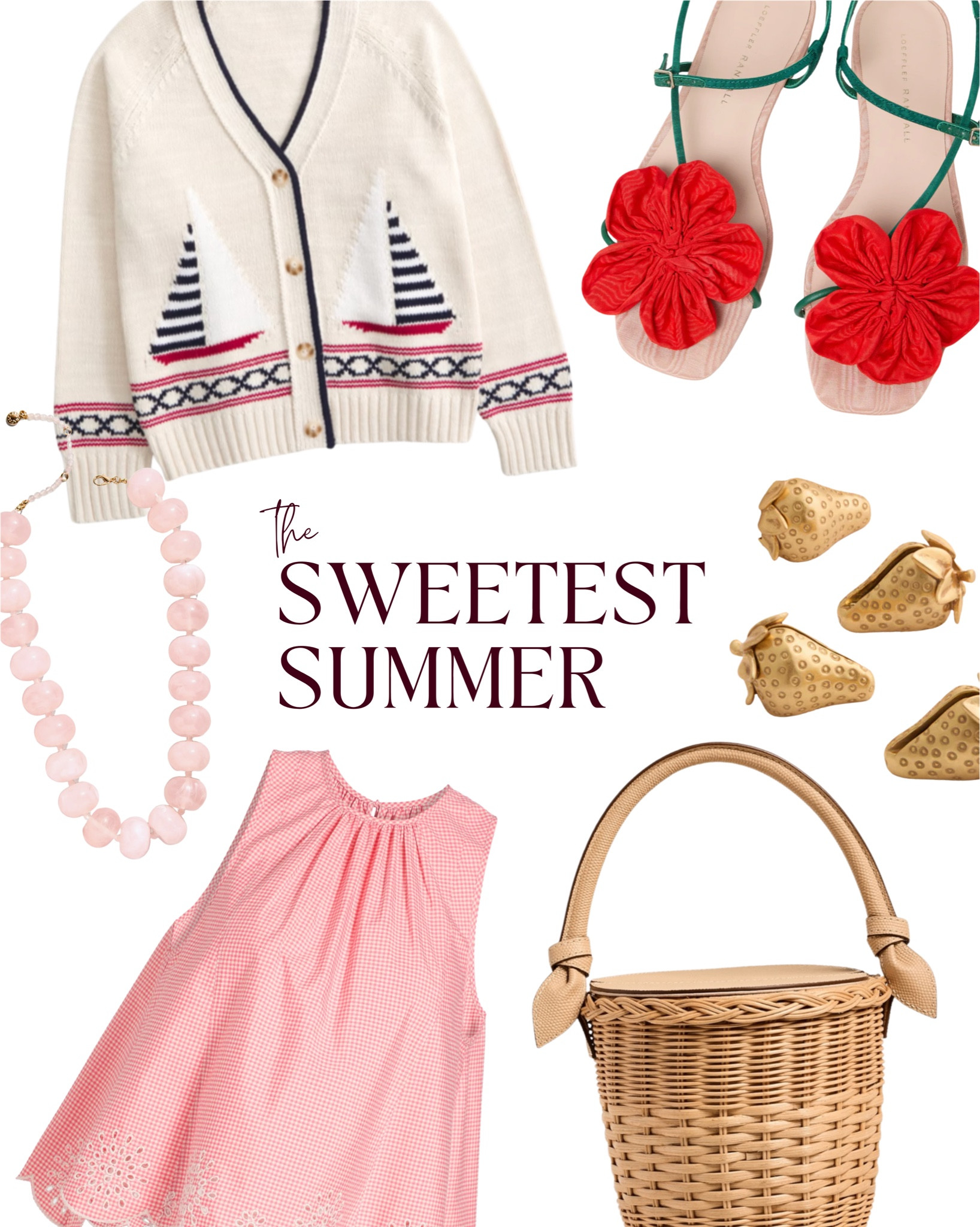 The sweetest summer fashion finds 🤍🍓

[summer fashion finds, Coastal Dad Cardigan, coastal style, Nantucket basket bag, rattan bag,  Oversized bead necklace, summer style, east coast fashion] 


#LTKSeasonal